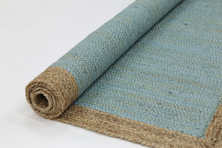 Hampton Blue Centre Jute Rug