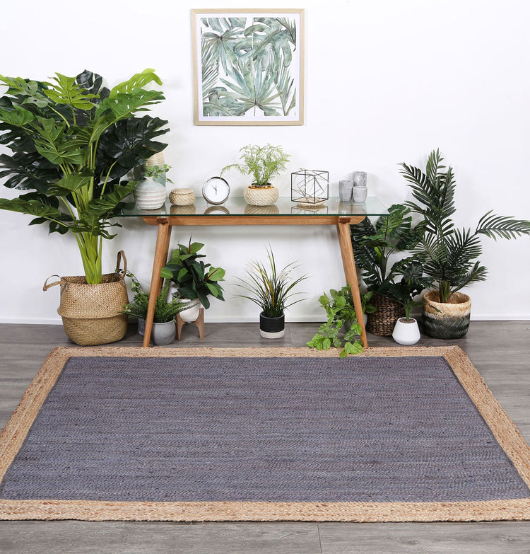 Hampton Grey Centre Jute Rug