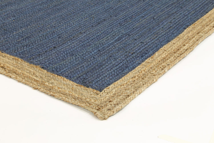 Hampton Navy Blue Centre Jute Rug
