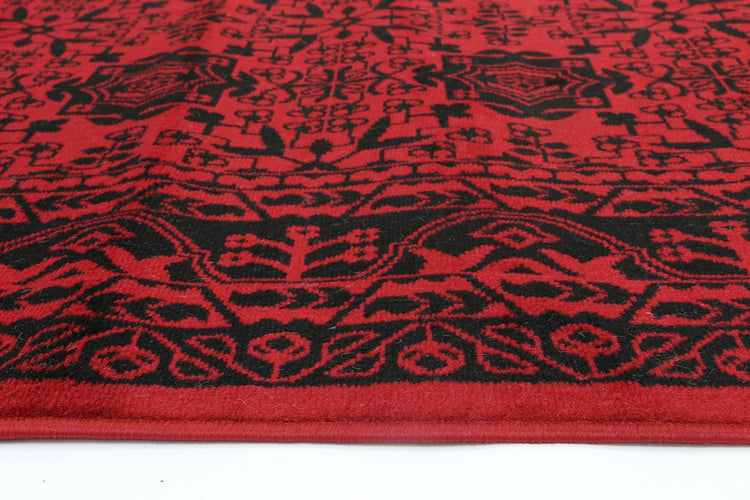 Allure Afghan Herat Red Rug