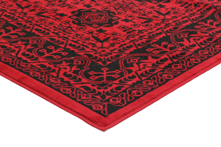 Allure Afghan Herat Red Rug