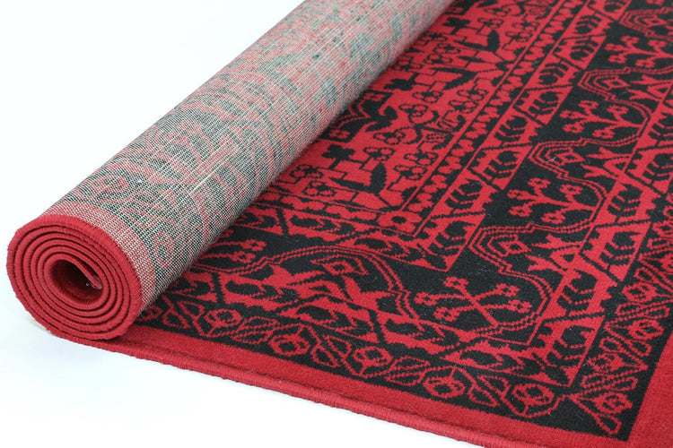 Allure Afghan Herat Red Rug