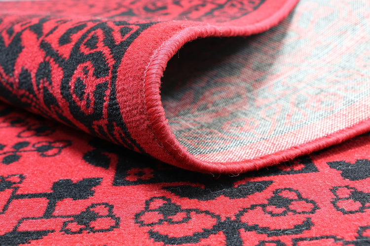 Allure Afghan Herat Red Rug