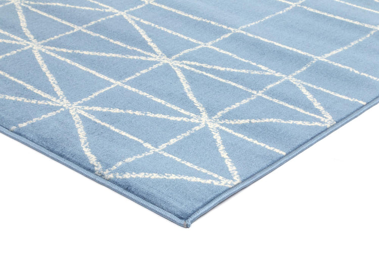 Allure Modern Moroccan Light Blue Rug