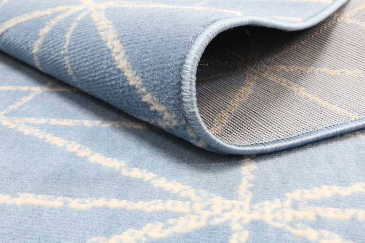 Allure Modern Moroccan Light Blue Rug