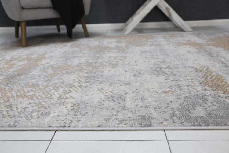 Allure Modern Abstract Beige Rug