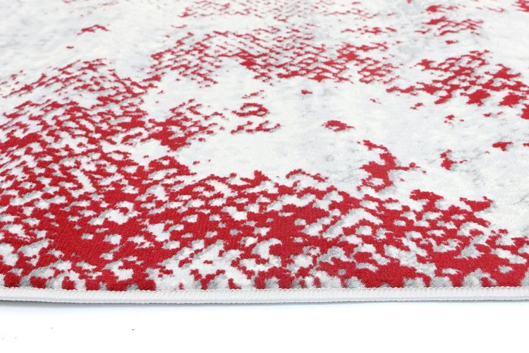 Allure Modern Abstract Red Rug