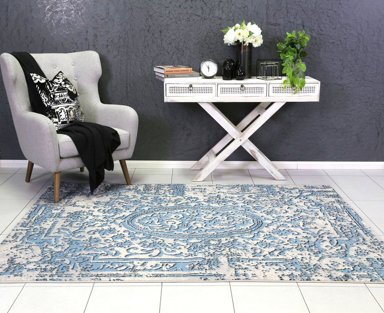 Allure Classic Vintage Blue Rug