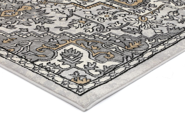 Allure Distressed Vintage Beige Light Grey Rug