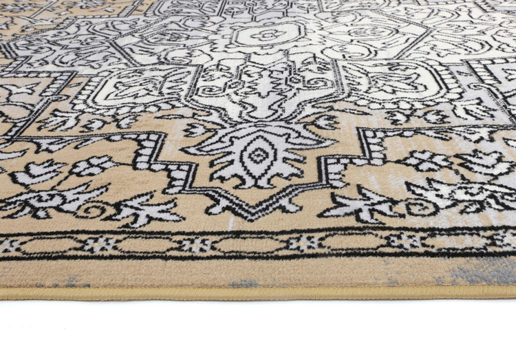 Allure Distressed Vintage Light Grey Beige Rug