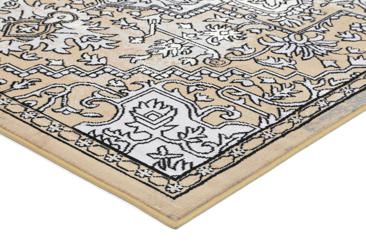 Allure Distressed Vintage Light Grey Beige Rug