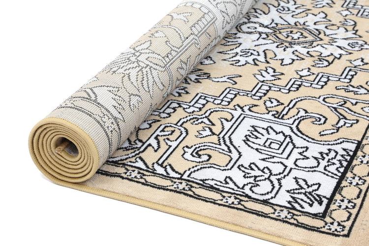 Allure Distressed Vintage Light Grey Beige Rug