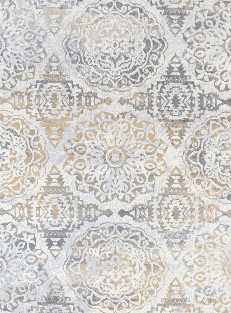 Allure Distressed Classic Beige Grey Rug