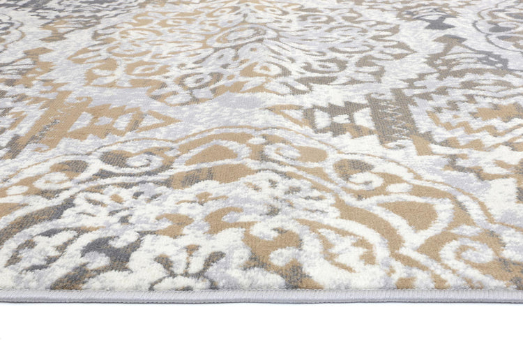 Allure Distressed Classic Beige Grey Rug
