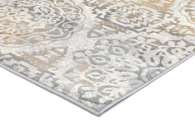 Allure Distressed Classic Beige Grey Rug