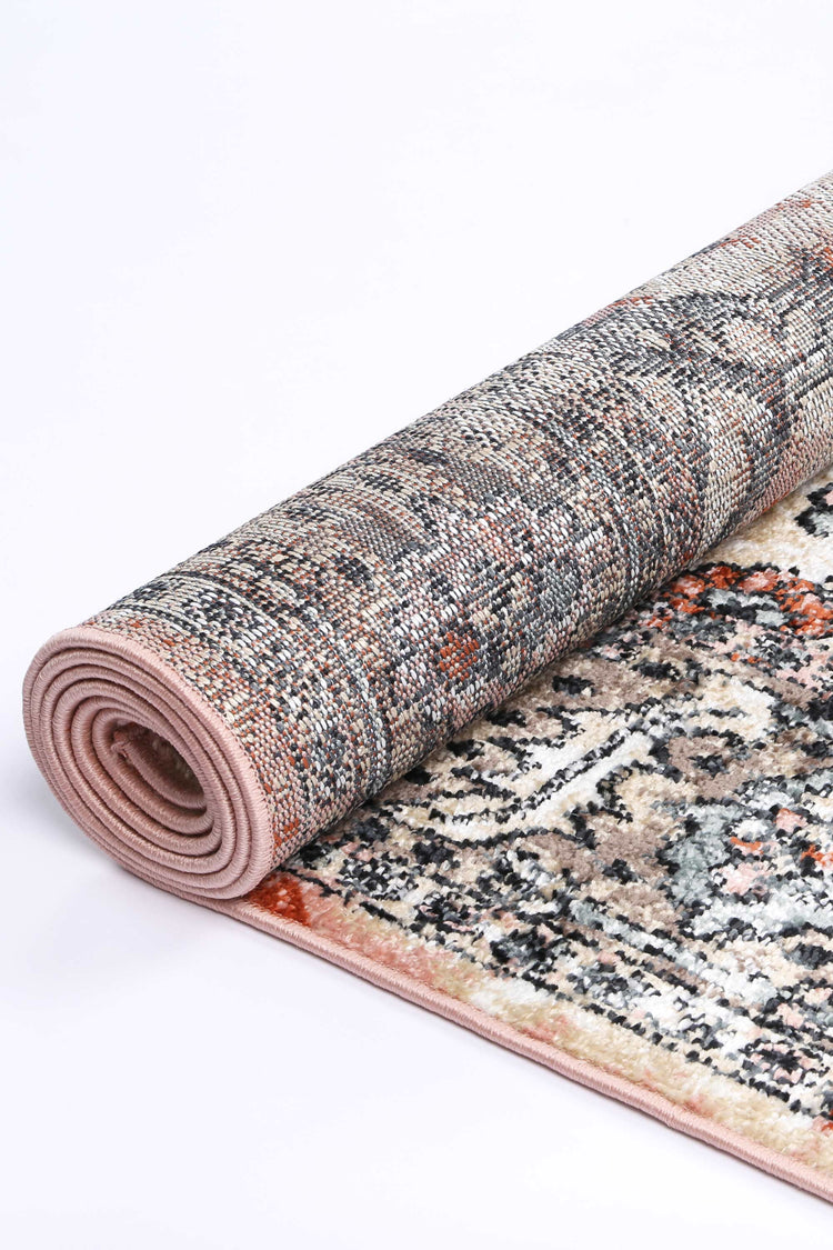 Anatolia Traditional Terracotta Cream Rug
