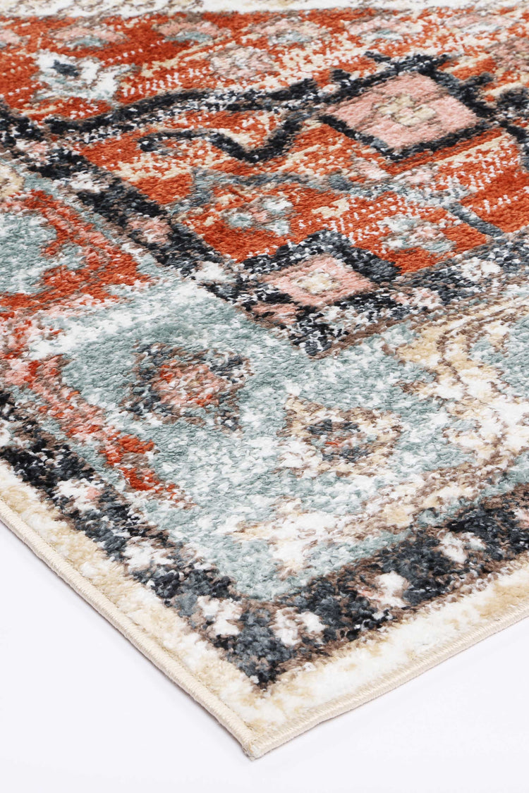 Anatolia Traditional Terracotta Charcoal Rug
