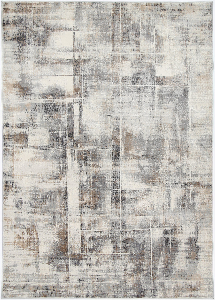 Amelia Beige Grey Modern Rug