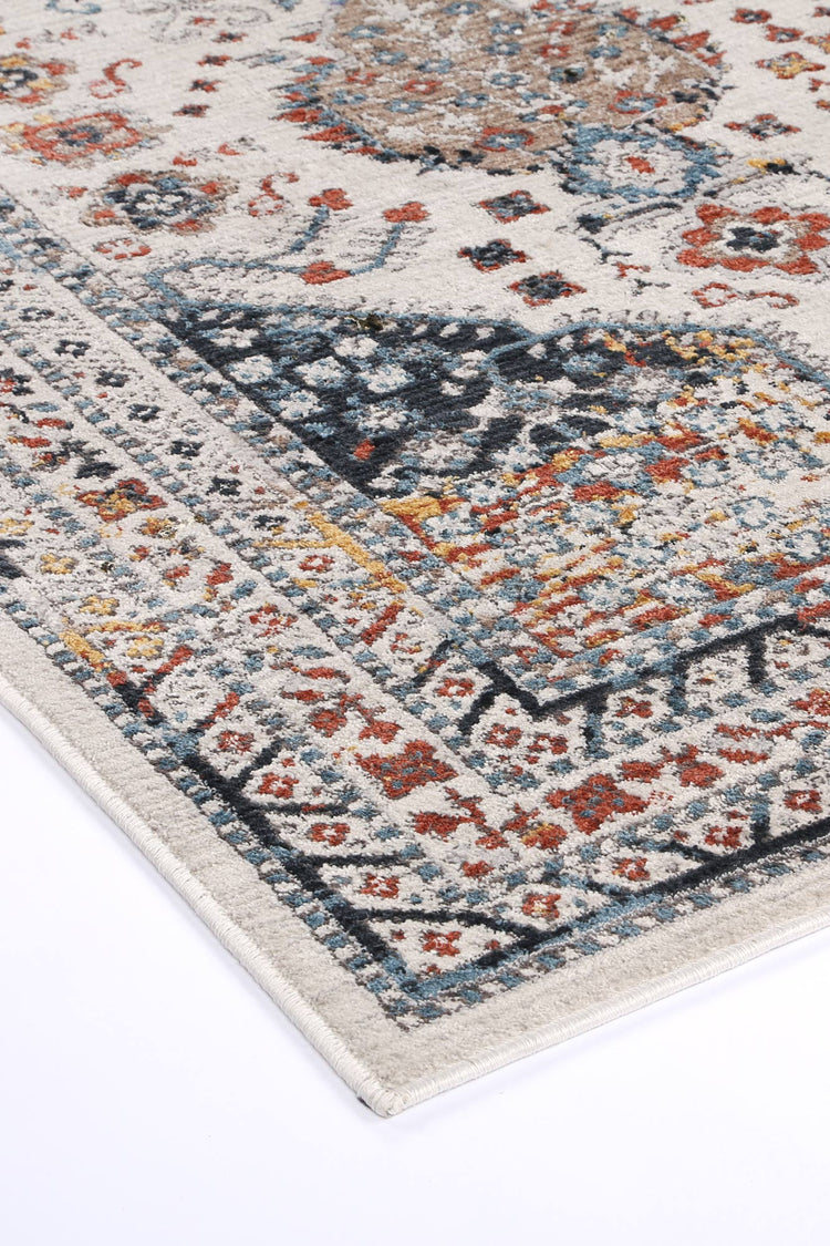 Talulla Oriental Multi Cream Rug