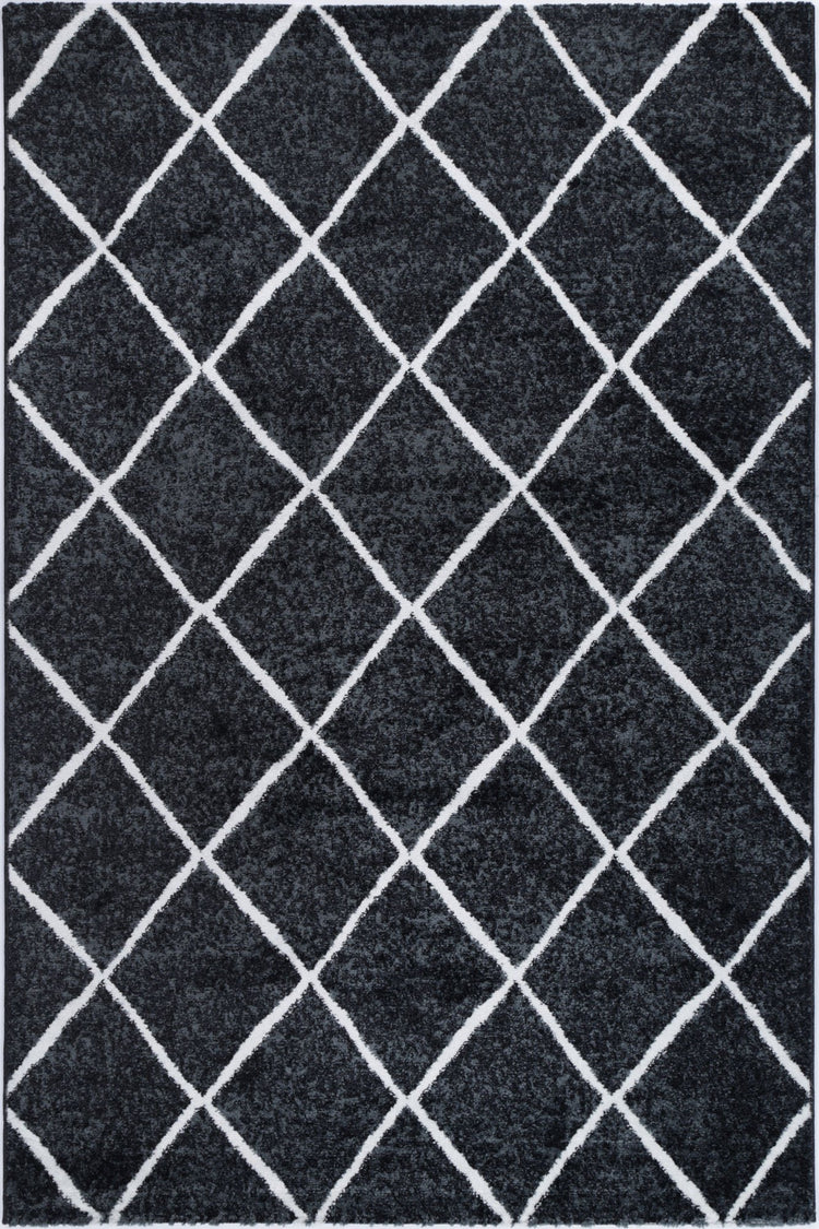 Windjana Diamond Charcoal Rug