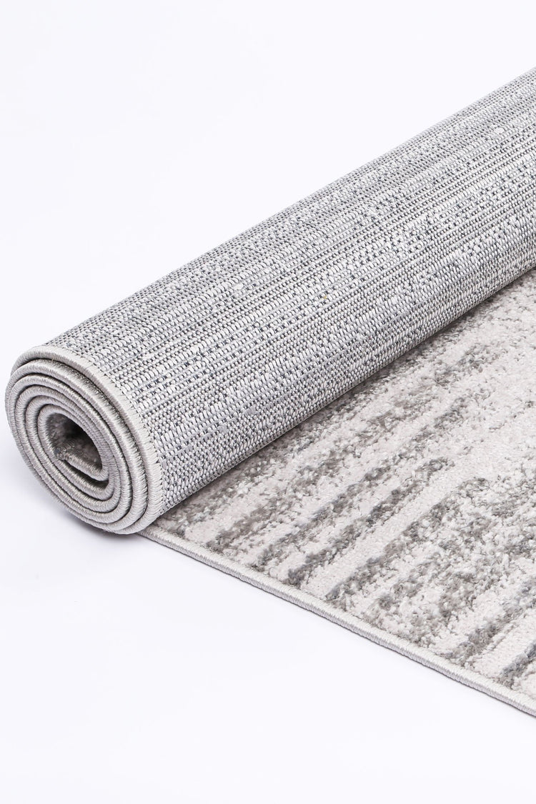Windjana Abstract Diamond Grey Rug