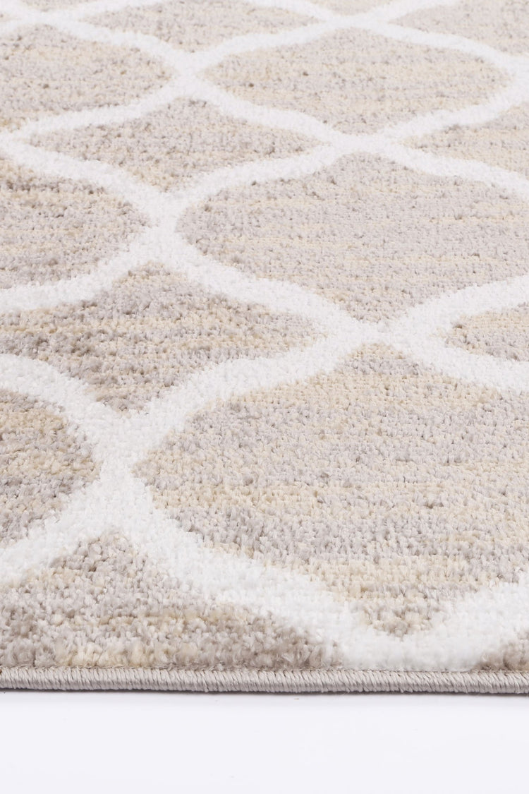 Windjana Lattice Latte Rug