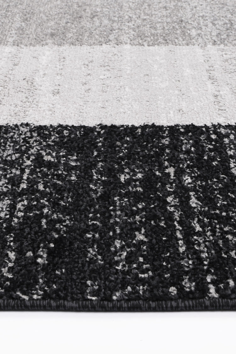 Windjana Abstract Geometric Grey Rug