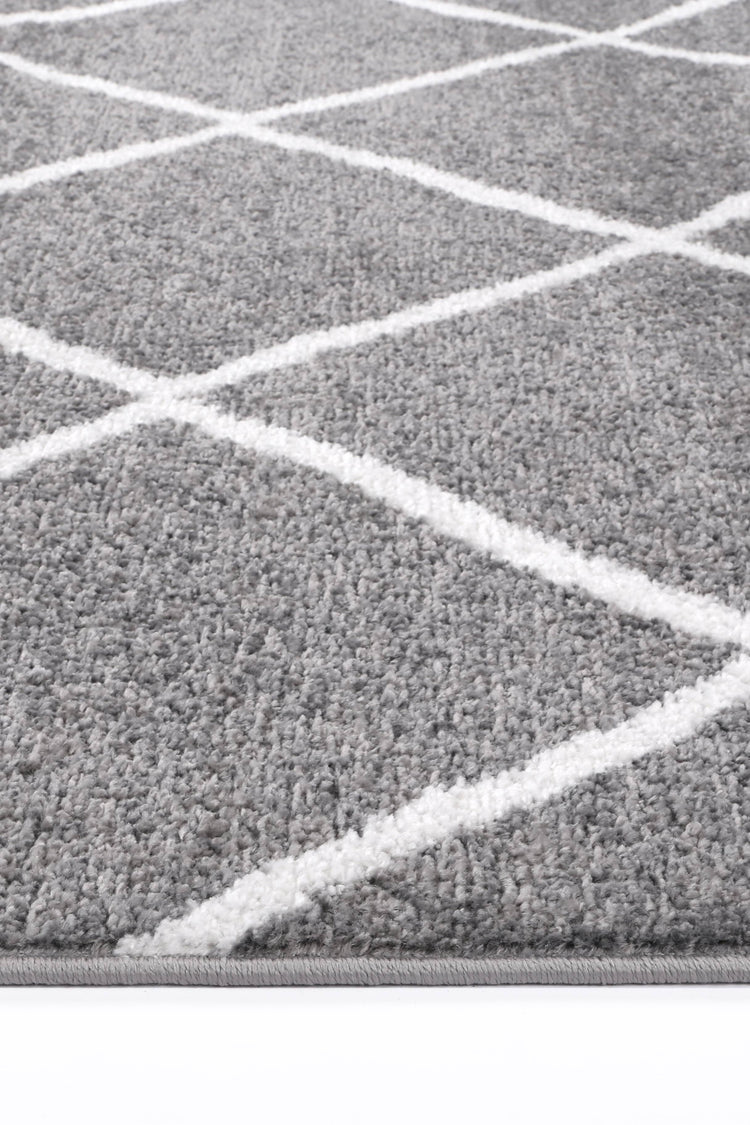 Windjana Diamond Grey Rug