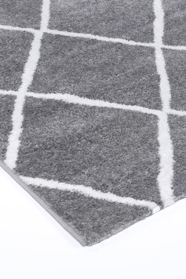 Windjana Diamond Grey Rug