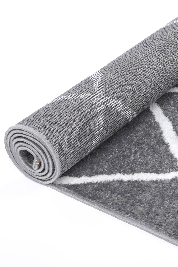 Windjana Diamond Grey Rug