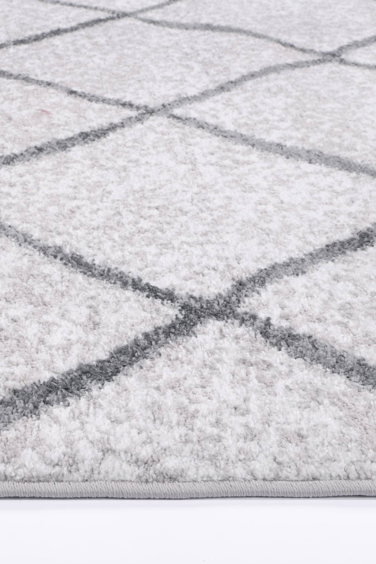 Windjana Diamond Silver Rug