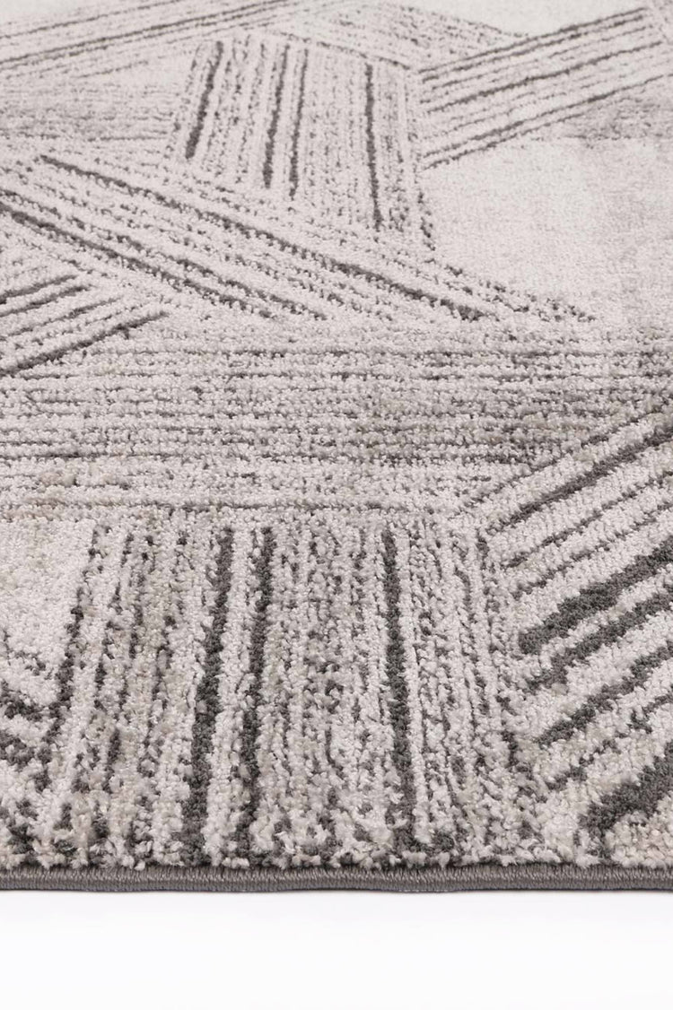 Verve Grey Geometric Rug