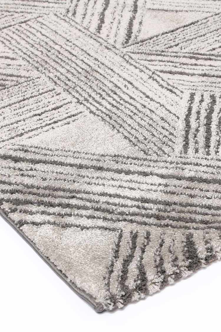 Verve Grey Geometric Rug