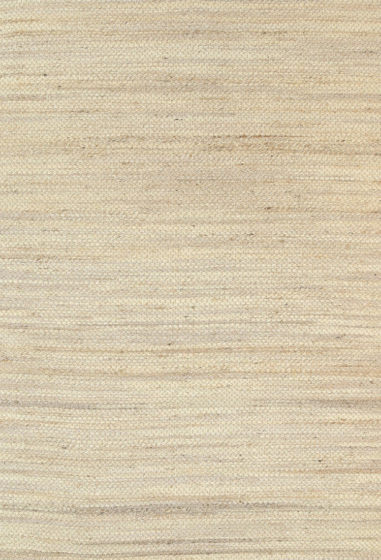 Malmo Beige Stipe Natural Jute Rug