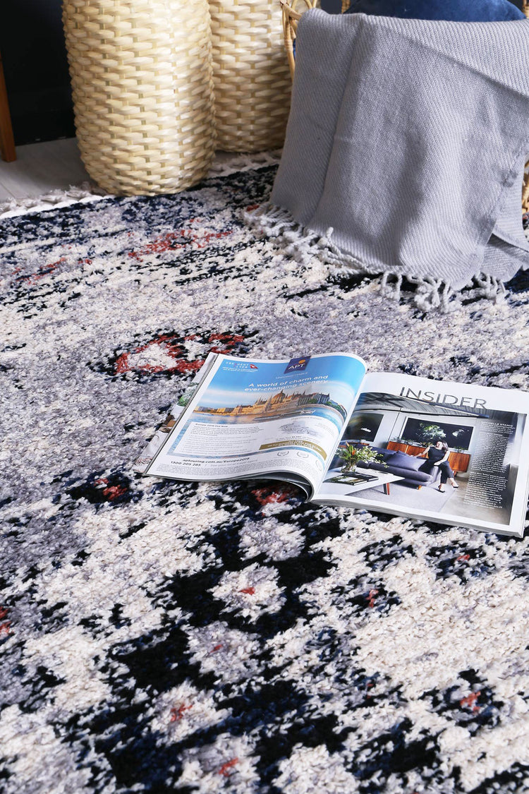 Myk Blue Grey Oriental Rug