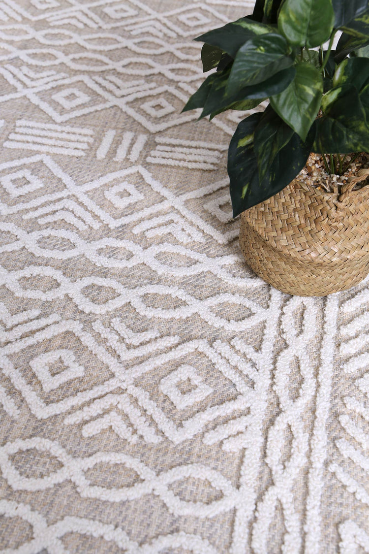 Mirabella Lucena BeigeContemporary Rug