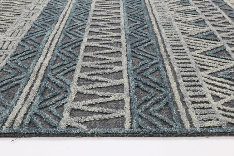 Mirabella Cazorla Charcoal Contemporary Rug