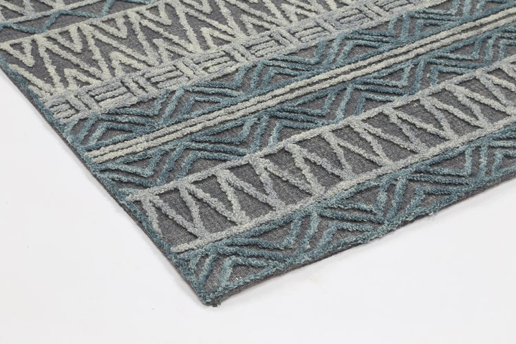 Mirabella Cazorla Charcoal Contemporary Rug