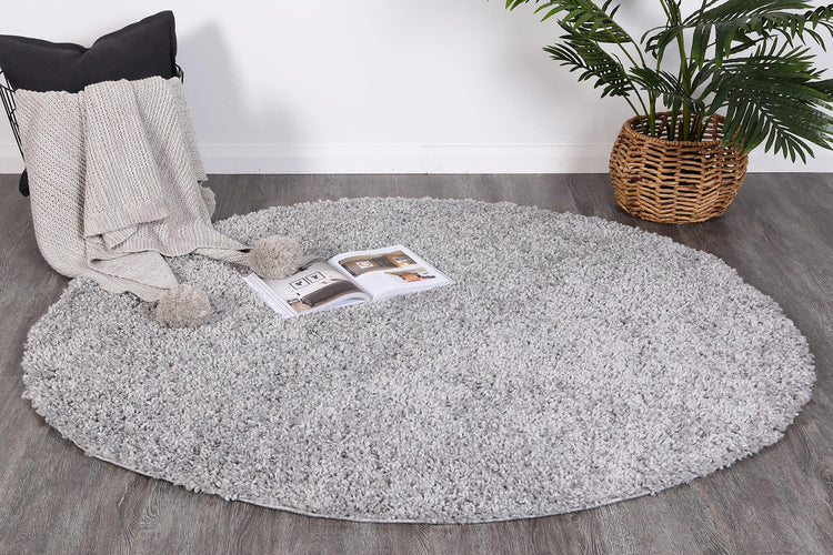 Alpine Shaggy Silver Grey Rug