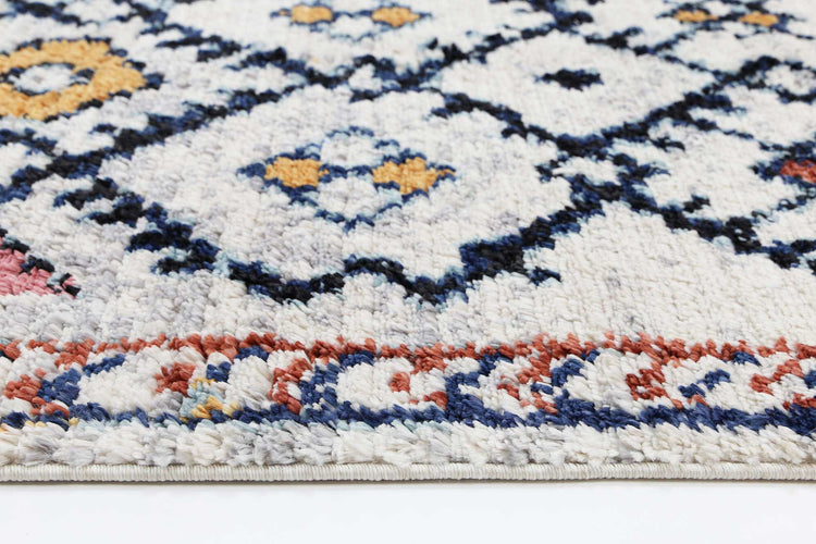 Boho Moroccan Ifran Blue Rug