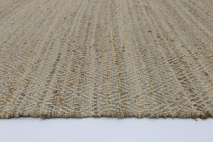 Oslo Natural Jute Diamonds Flat Weave Rug