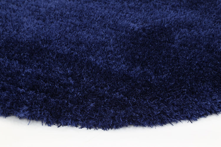 Flokati Shag Rug Navy