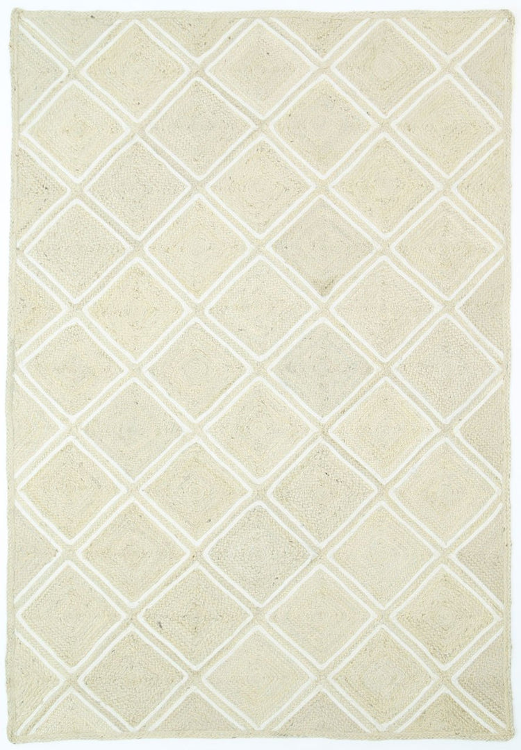 Artisan Beige Natural Parquetry Rug