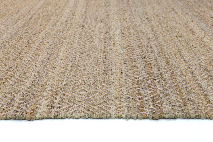 Oslo Pearl Jute Diamonds Flat Weave Rug
