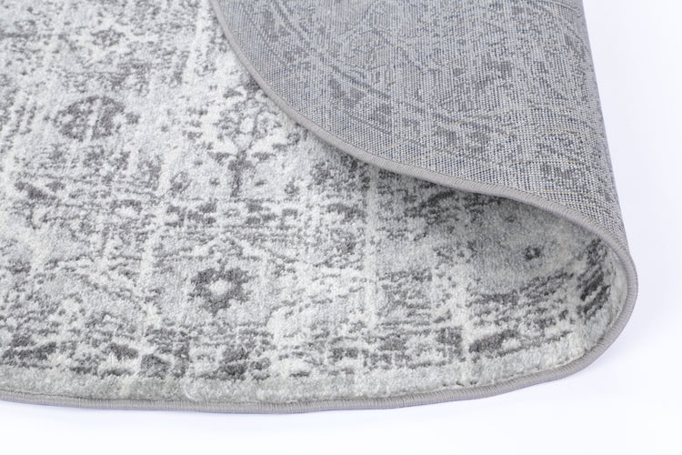 Ligures Grey White Ancient Rug