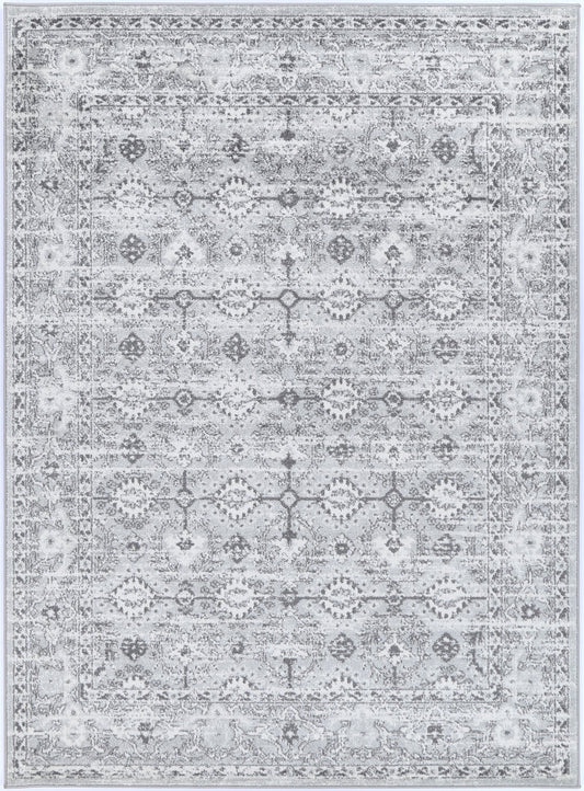 Ligures Grey White Ancient Rug