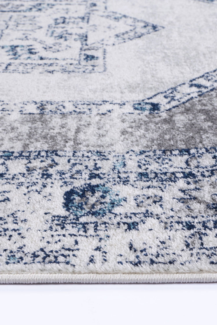 Ligures Navy Cream Ancient Rug