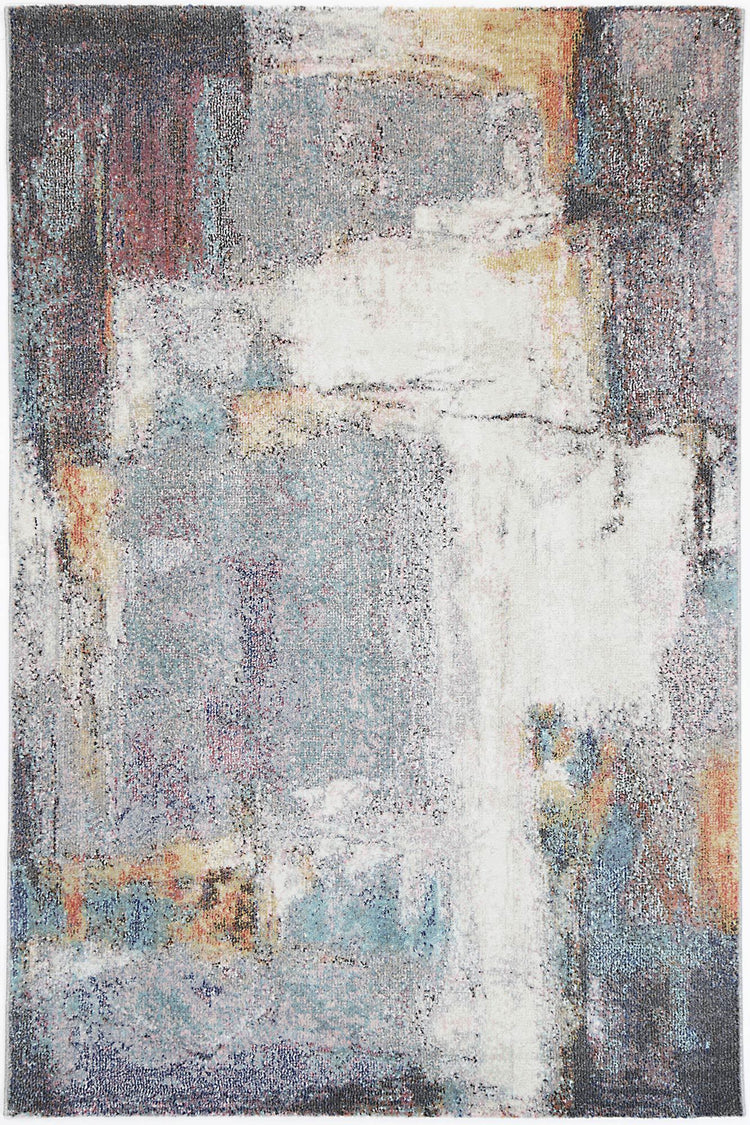Aveza Abstract Grey Rug