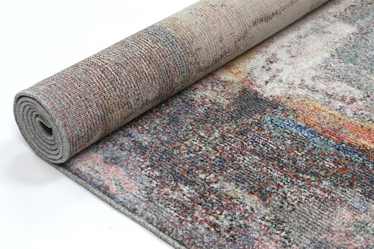 Aveza Abstract Grey Rug