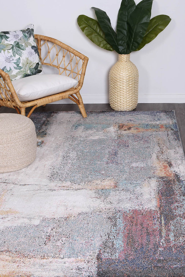 Aveza Abstract Grey Rug